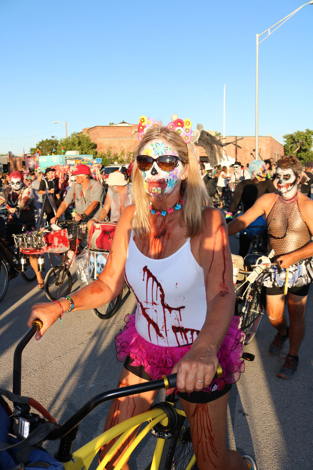 Zombie Bike Ride 2018 photo - Duval Street, Key West